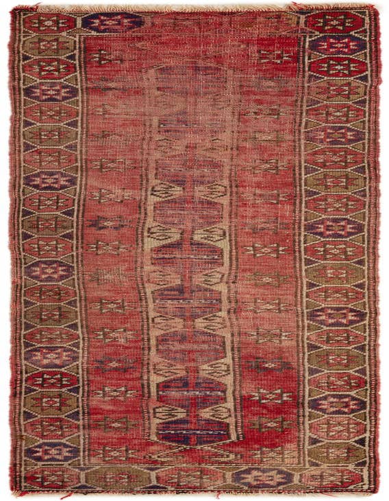 Detail image of 2' 1 x 7' 8 Hand Knotted Shiraz Wool Runner Rug