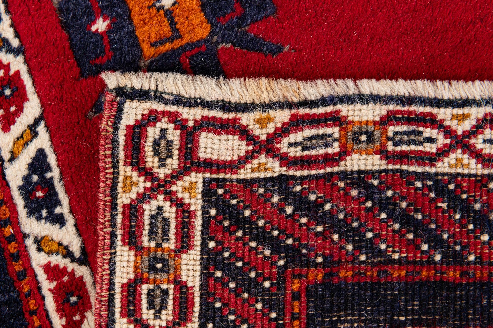 2' 7 x 9' 10 Hand Knotted Shiraz Wool Runner Rug