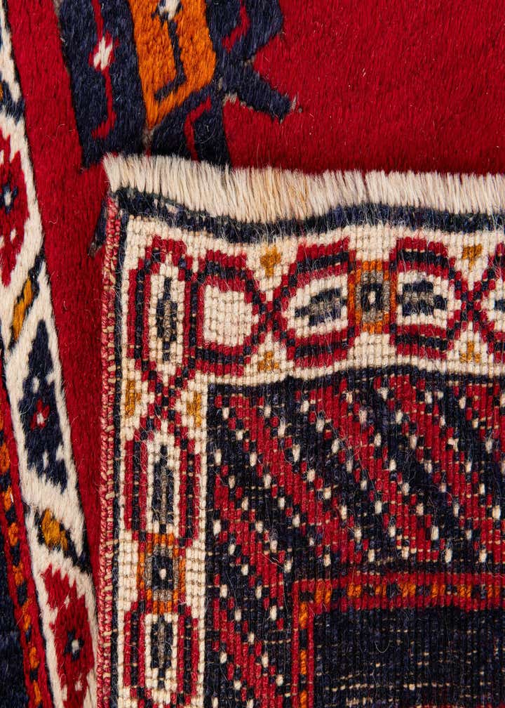 2' 7 x 9' 10 Hand Knotted Shiraz Wool Runner Rug