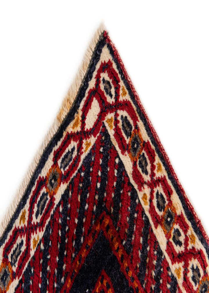 2' 7 x 9' 10 Hand Knotted Shiraz Wool Runner Rug