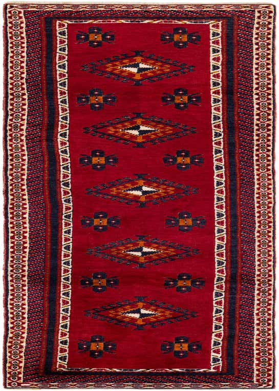 2' 7 x 9' 10 Hand Knotted Shiraz Wool Runner Rug