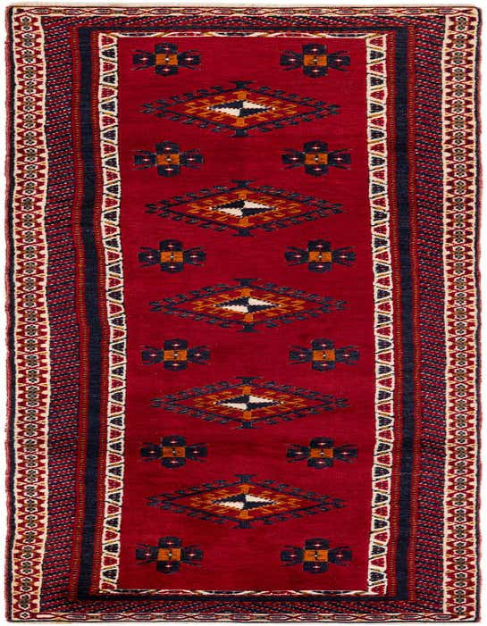 2' 7 x 9' 10 Hand Knotted Shiraz Wool Runner Rug