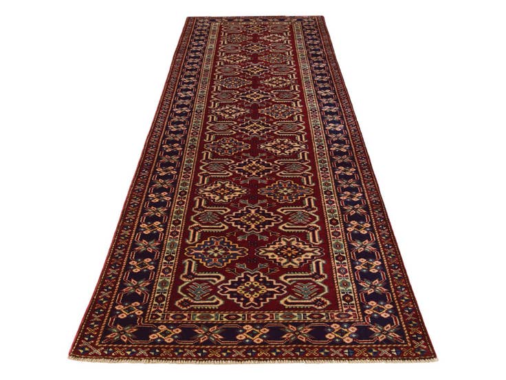 Detail image of 2' 7 x 9' 2 Hand Knotted Shirvan Runner Rug