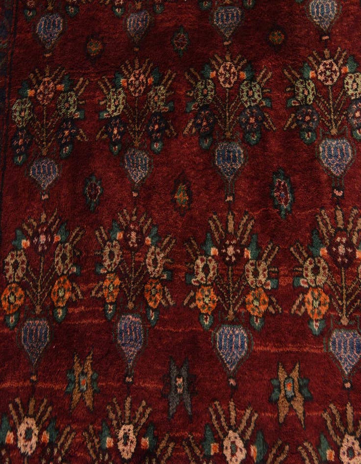 Detail image of 4' 4 x 9' 6  Hand Knotted Sirjan Persian Wool Runner Rug