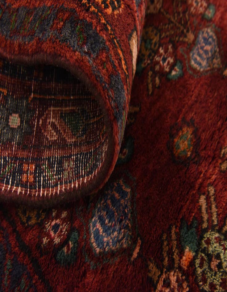 Detail image of 4' 4 x 9' 6  Hand Knotted Sirjan Persian Wool Runner Rug