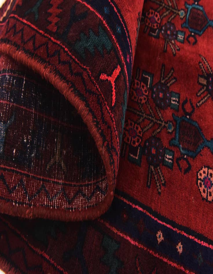 Detail image of 4' 3 x 10'  Hand Knotted Sirjan Persian Wool Runner Rug