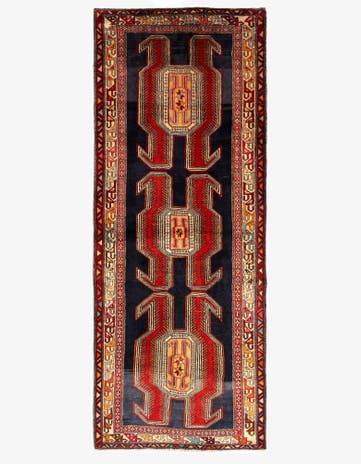 4' 1 x 10' 8 Sirjan Wool Runner Rug