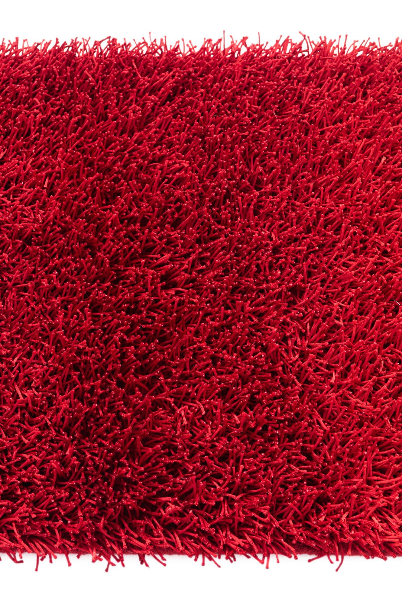 2' 4 x 4' 8 Hand Knotted Solid Shag Oriental Runner Rug