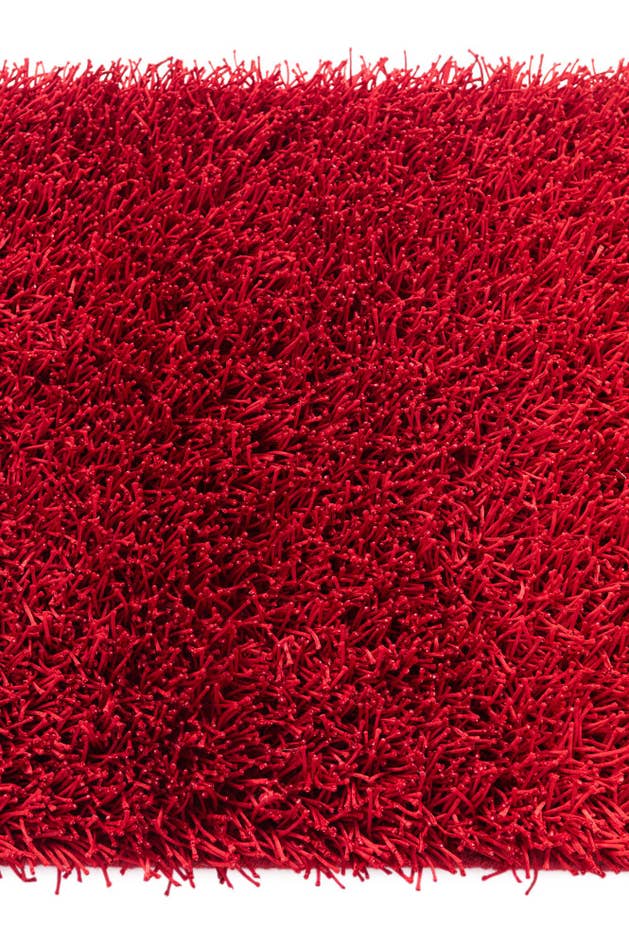 Detail image of 2' 4 x 4' 8 Hand Knotted Solid Shag Oriental Runner Rug