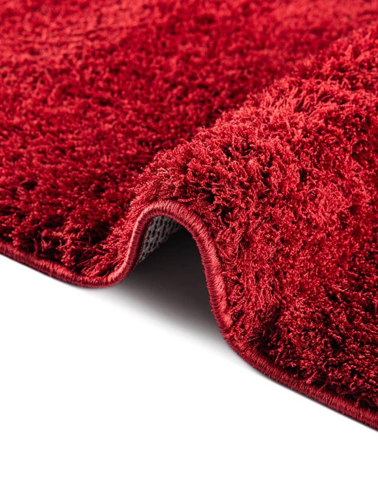 Detail image of 2' 7 x 10' Solid Shag Runner Rug