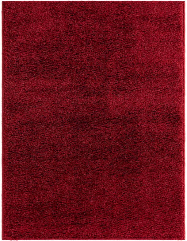 Detail image of 2' x 6' 9 Solid Shag Runner Rug