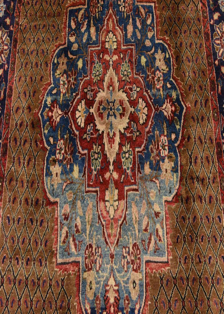 5' x 10' 8 Hand Knotted Songhor Persian Wool Runner Rug