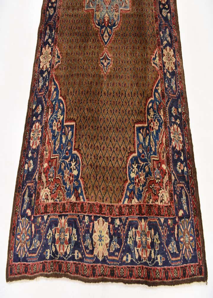 5' x 10' 8 Hand Knotted Songhor Persian Wool Runner Rug