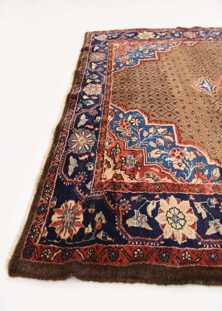 5' x 10' 8 Hand Knotted Songhor Persian Wool Runner Rug