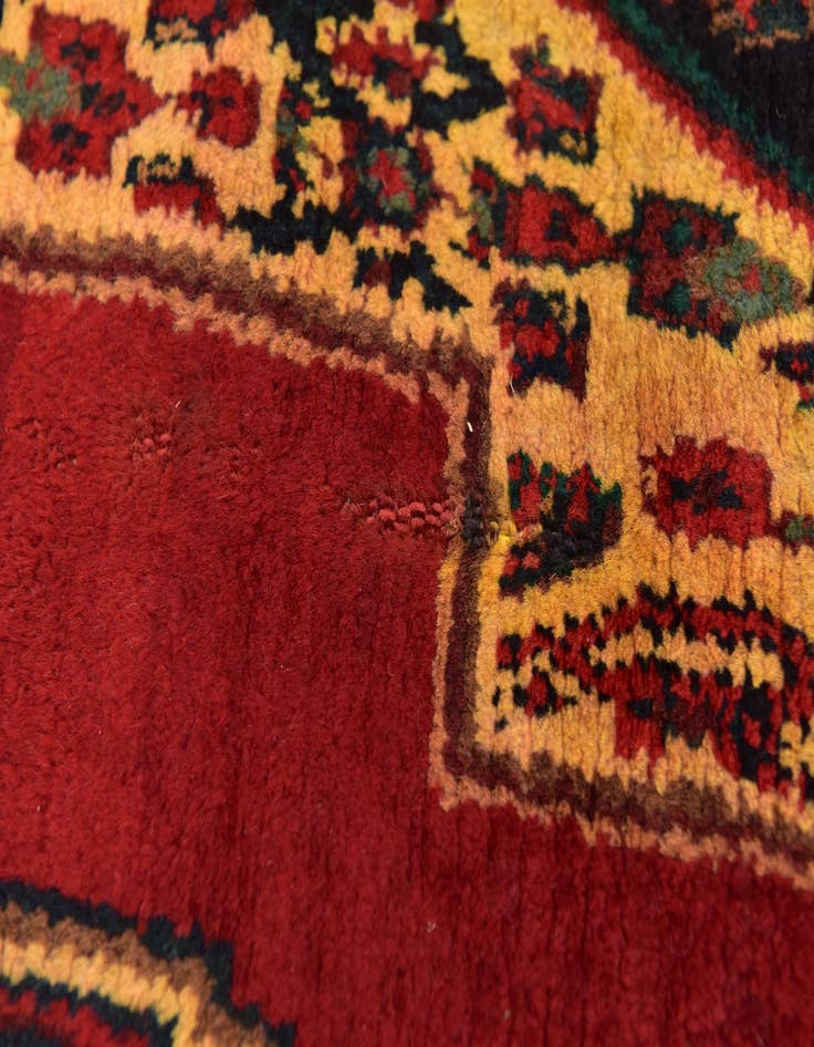 Detail image of 3' 9 x 9' 3  Hand Knotted Songhor Persian Wool Runner Rug