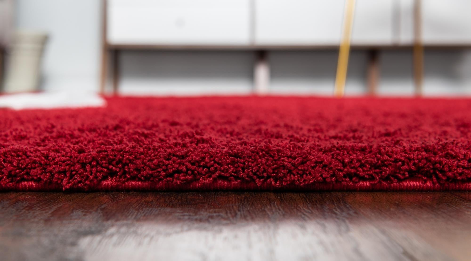 2' x 6' 9 Studio Solid Shag Runner Rug