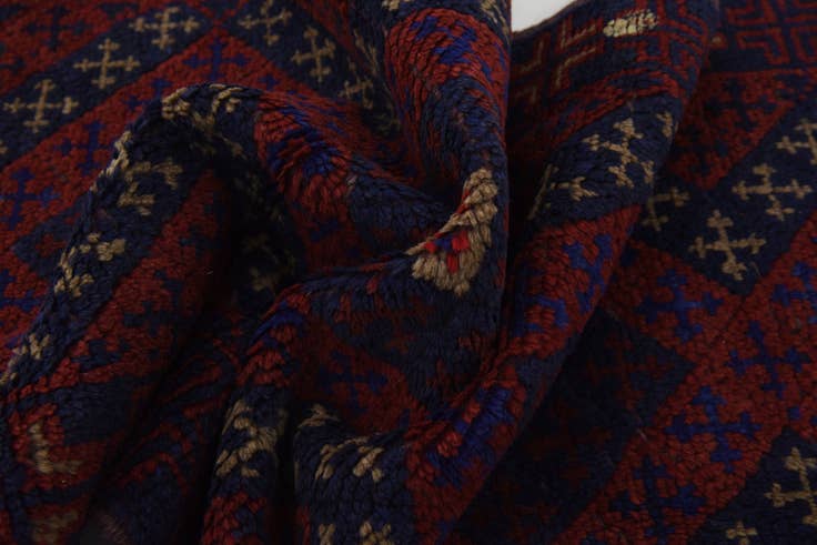 Detail image of 2' x 8' 2 Hand Woven Sumak Runner Rug