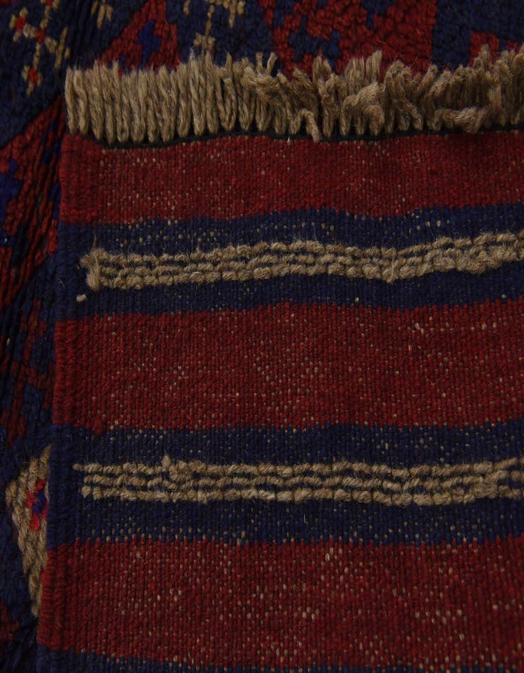 Detail image of 2' x 8' 2 Hand Woven Sumak Runner Rug