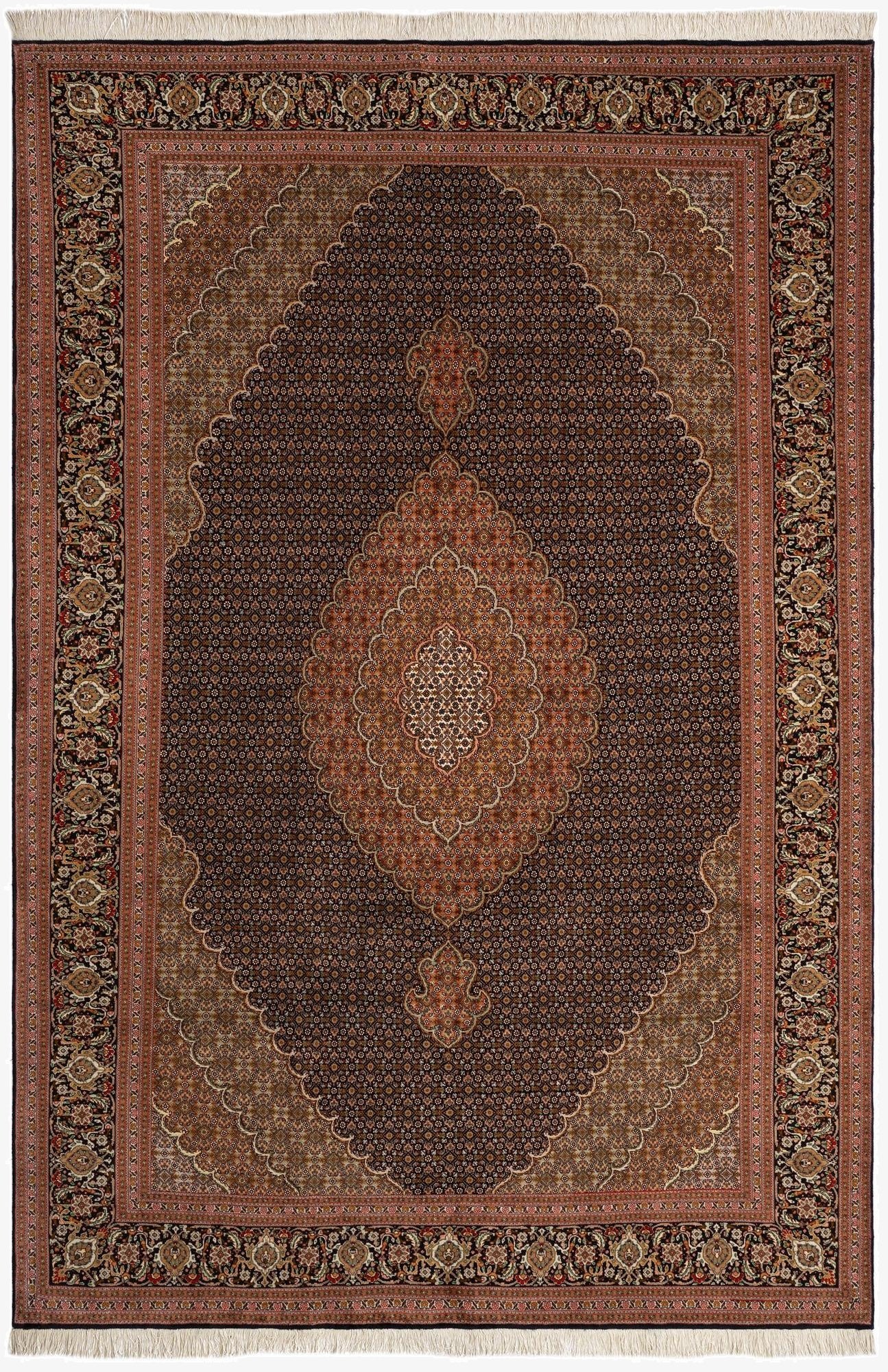 6' 7 x 9' 10 Tabriz Runner Rug