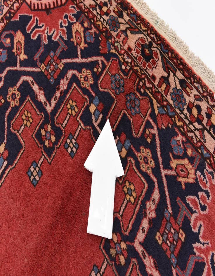 Detail image of 5' 5 x 10' 2 Hand Knotted Tafresh Persian Wool Runner Rug