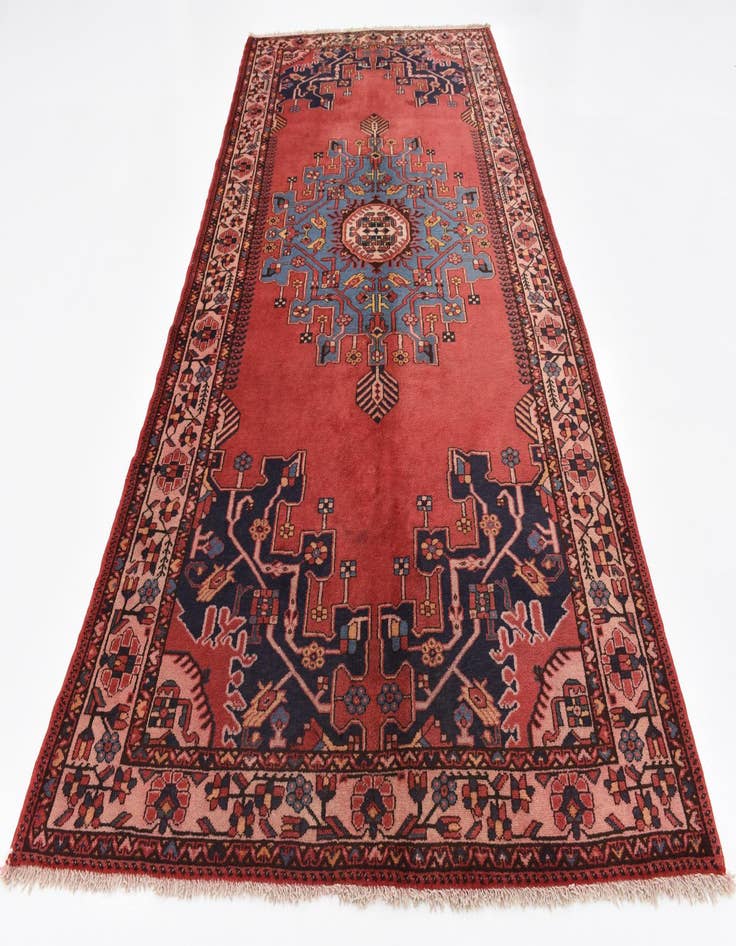 Detail image of 5' 5 x 10' 2 Hand Knotted Tafresh Persian Wool Runner Rug