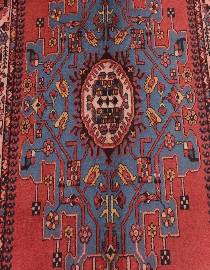 Detail image of 5' 5 x 10' 2 Hand Knotted Tafresh Persian Wool Runner Rug