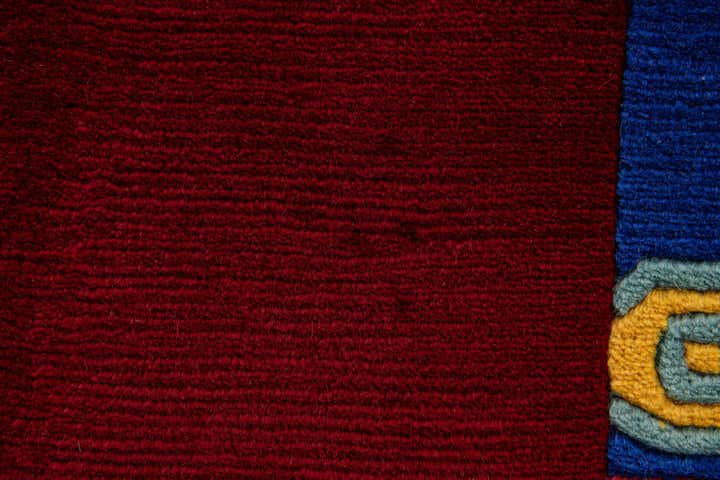 2' 11 x 9' 9 Hand Knotted Tibet Wool Runner Rug