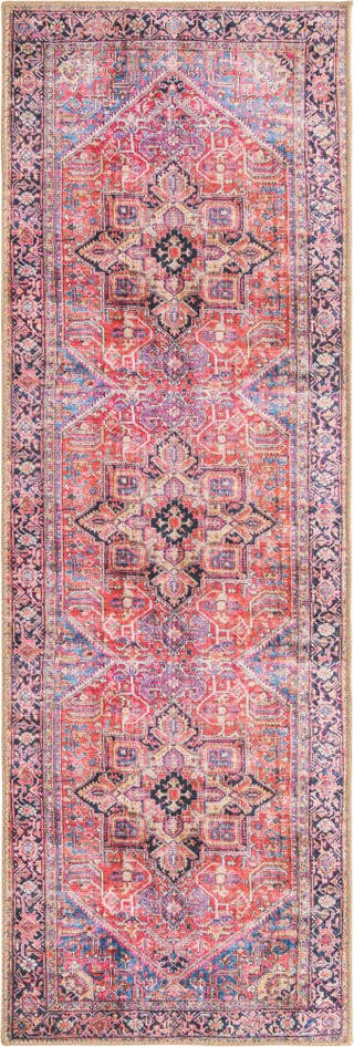 Detail image of 2' x 6' Washable Timeless Runner Rug