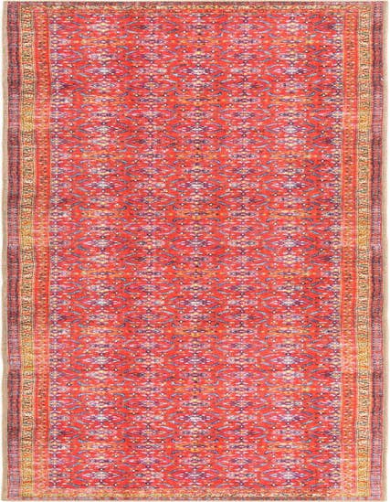 Detail image of 2' 6 x 12' Washable Timeless Runner Rug