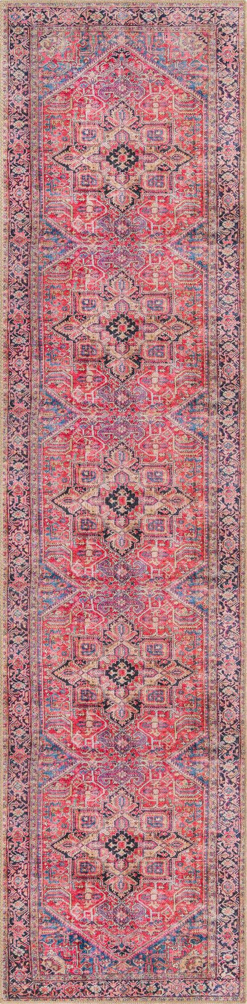 2' 6 x 10' Washable Timeless Runner Rug