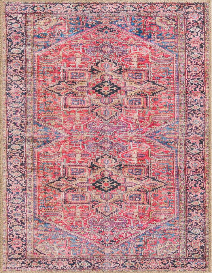 Detail image of 2' x 4' Washable Timeless Runner Rug