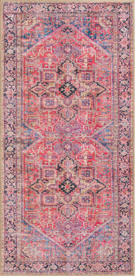 Detail image of 2' x 4' Washable Timeless Runner Rug