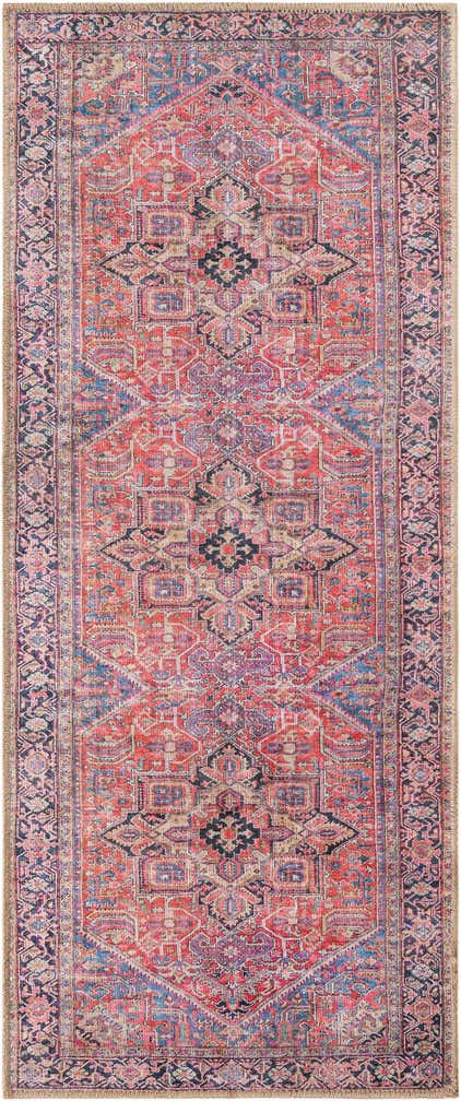 2' x 5' Washable Timeless Runner Rug