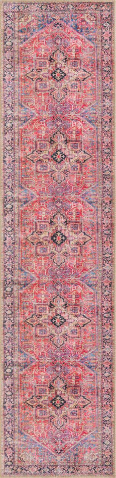 Detail image of 2' x 8' Washable Timeless Runner Rug