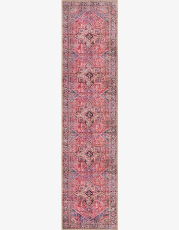 2' 6 x 10' Washable Timeless Runner Rug