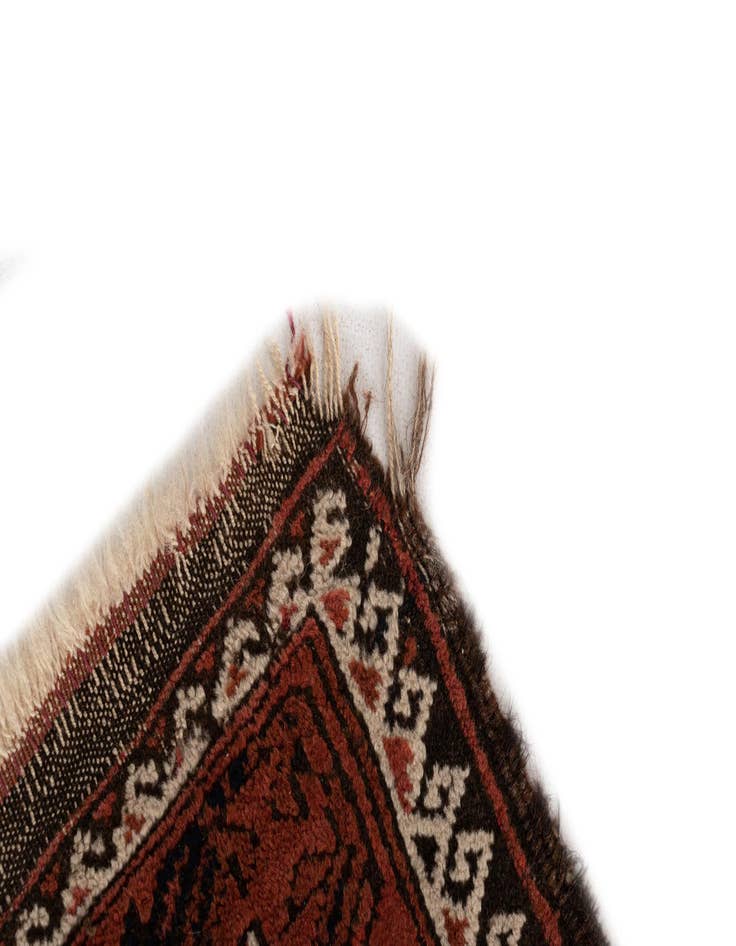 Detail image of 5' 1 x 9' 10 Torkaman Wool Runner Rug