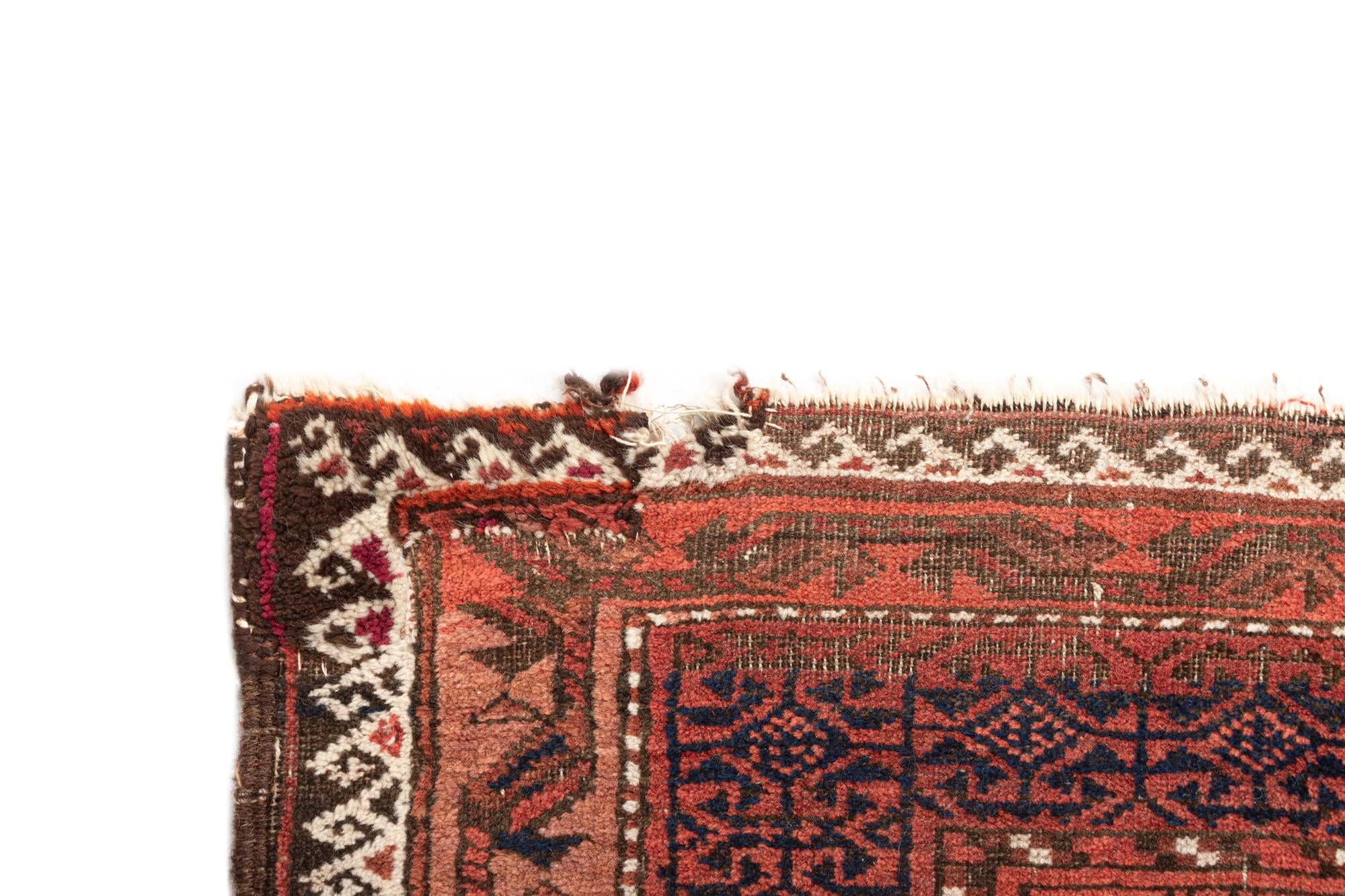 5' 1 x 9' 10 Torkaman Wool Runner Rug