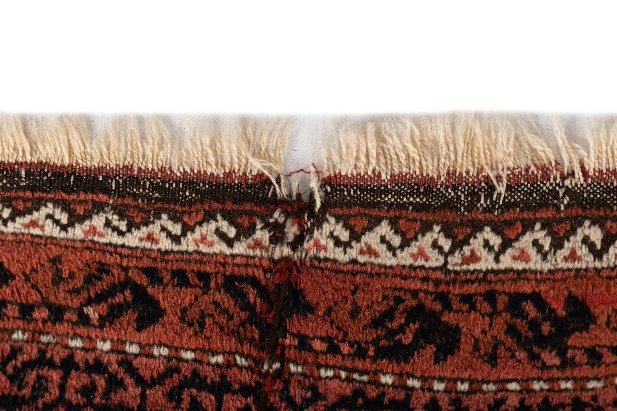 5' 1 x 9' 10 Torkaman Wool Runner Rug