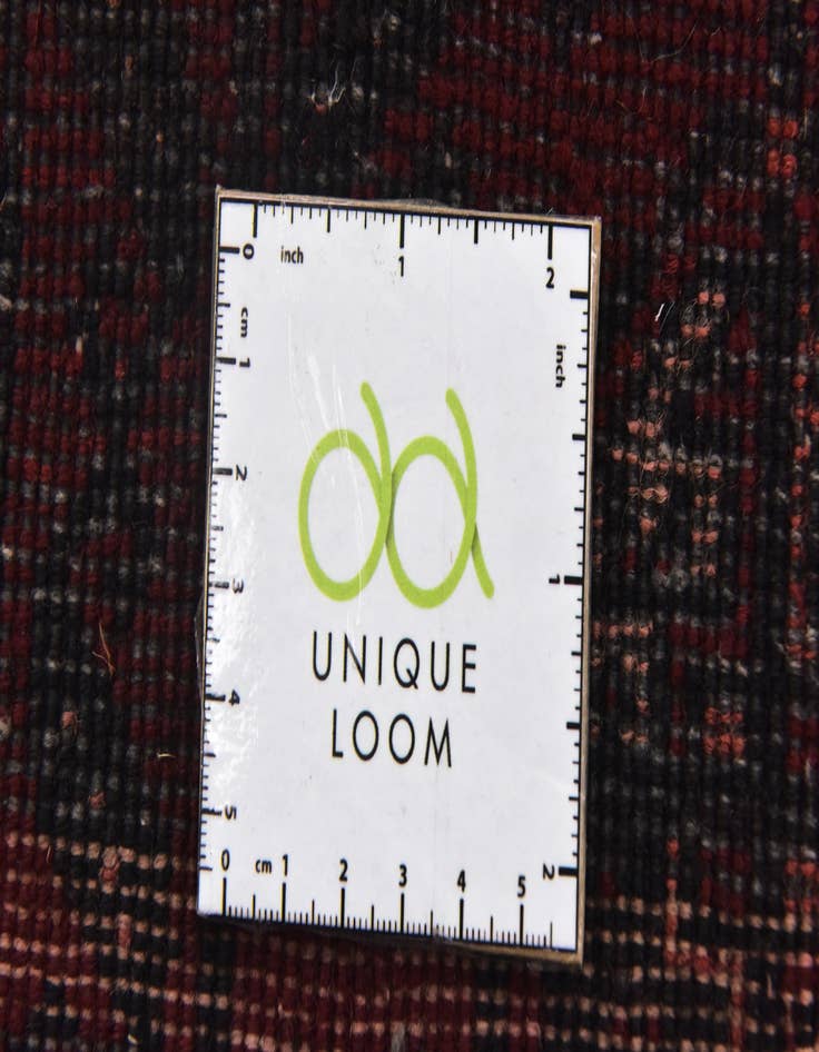 Detail image of 3' x 6' 7 Hand Knotted Torkaman Persian Wool Runner Rug