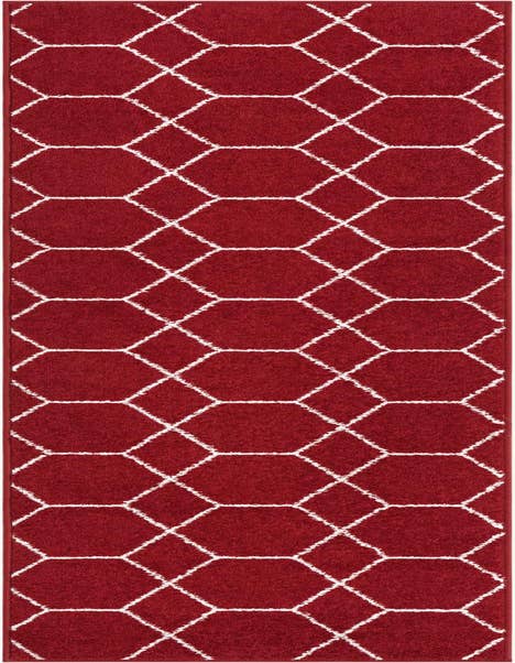 Detail image of 2' x 9' Trellis Frieze Runner Rug
