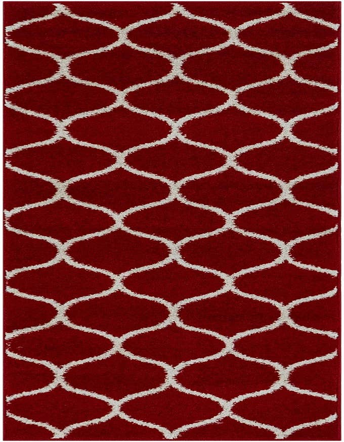 Detail image of 2' x 6' Trellis Frieze Runner Rug