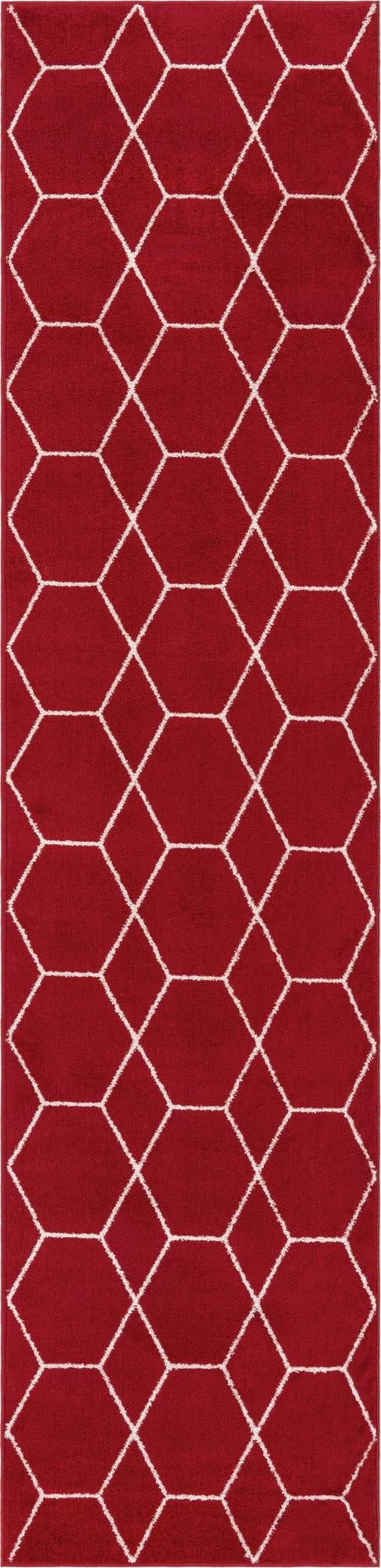 Primary image 2' 7 x 12' Trellis Frieze Runner Rug