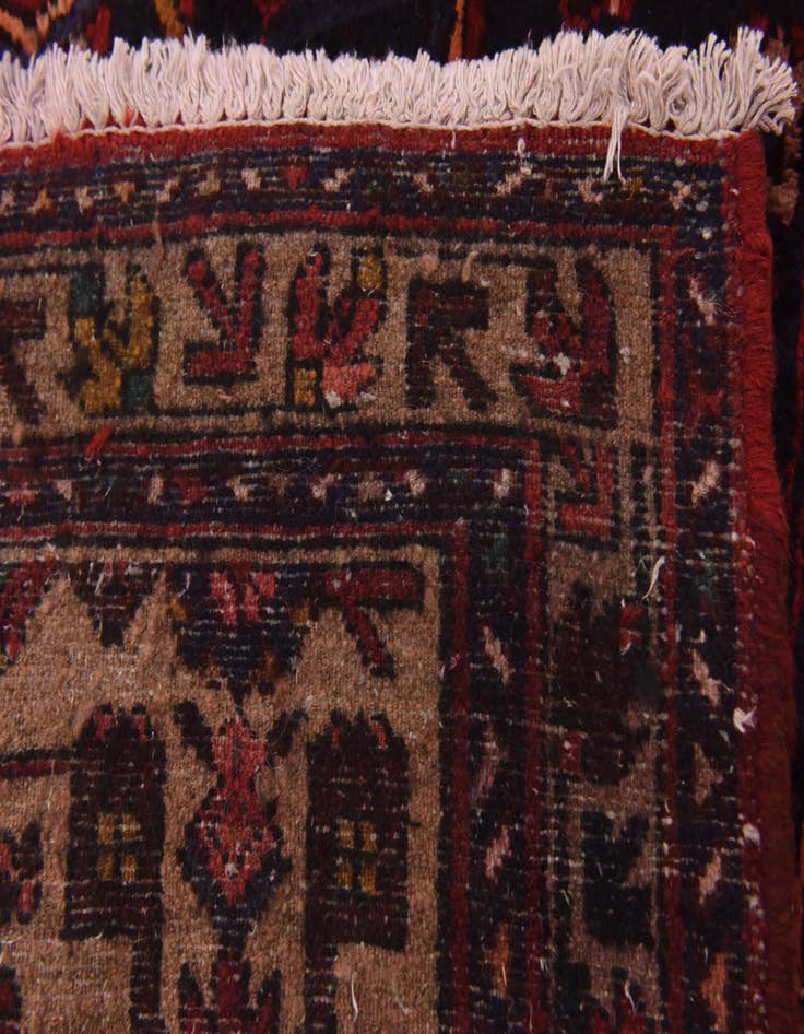 Detail image of 3' 5 x 9' 6  Hand Knotted Tuiserkan Persian Wool Runner Rug