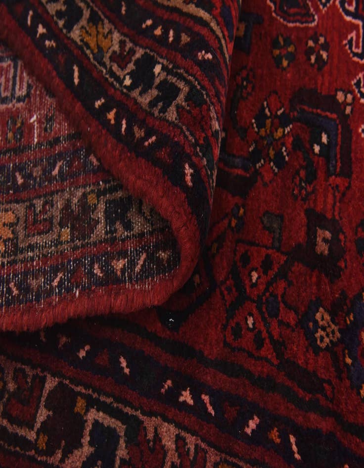 Detail image of 3' 5 x 9' 6  Hand Knotted Tuiserkan Persian Wool Runner Rug