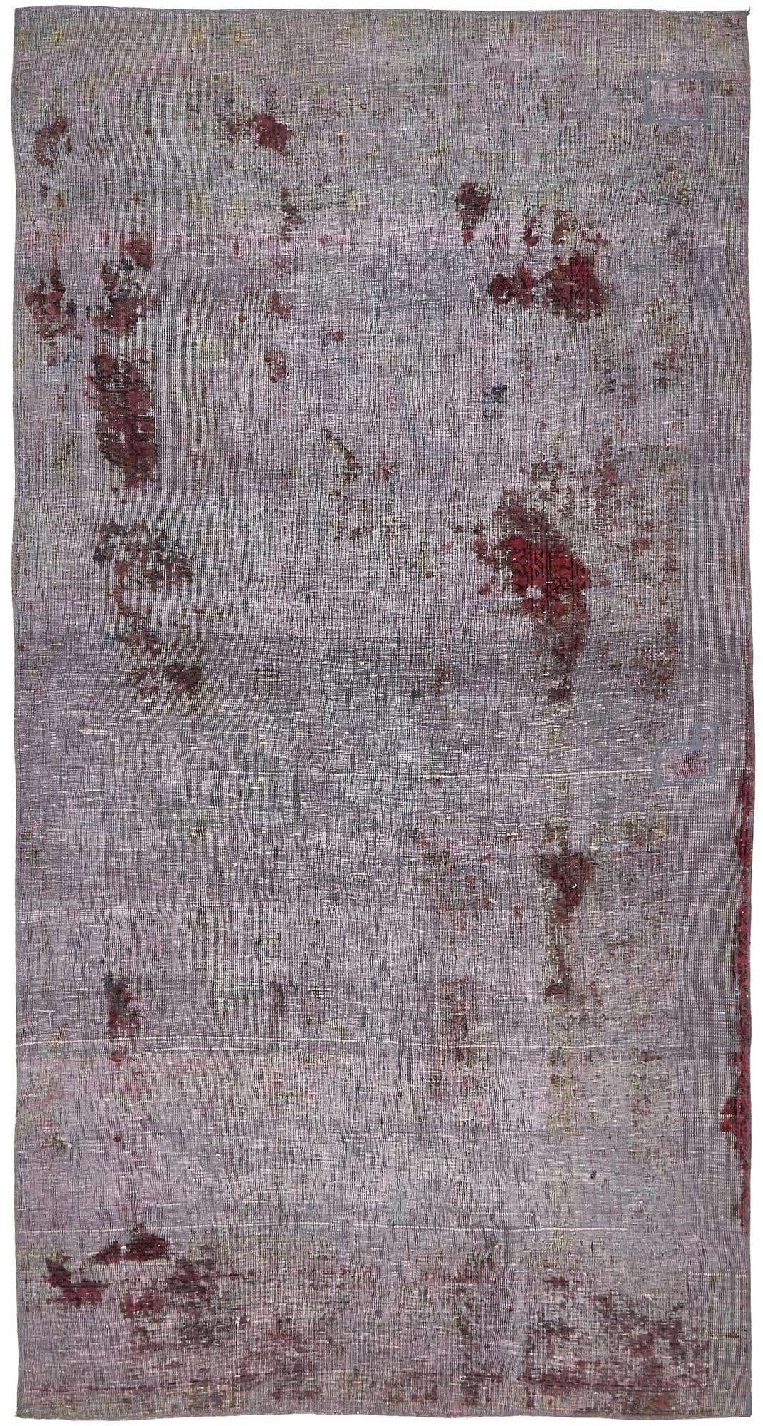 5' 5 x 10' 8 Hand Knotted Ultra Vintage Persian Wool Runner Rug