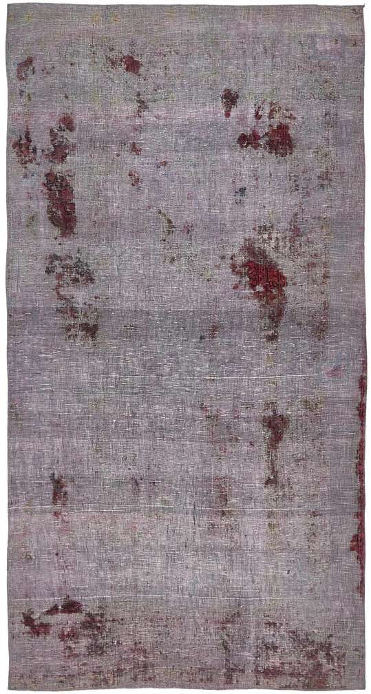 5' 5 x 10' 8 Hand Knotted Ultra Vintage Persian Wool Runner Rug