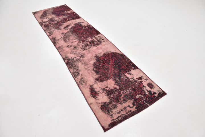 2' 6 x 9' 9 Hand Knotted Ultra Vintage Persian Wool Runner Rug