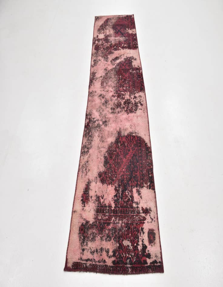 Detail image of 2' 6 x 9' 9  Hand Knotted Ultra Vintage Persian Wool Runner Rug