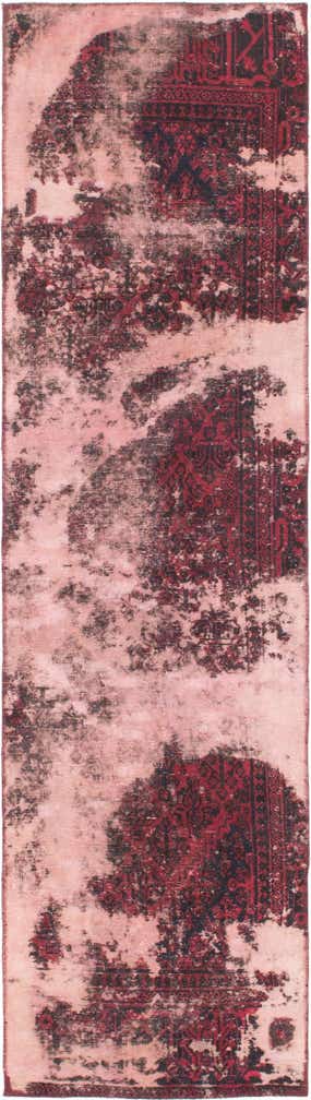 2' 6 x 9' 9 Hand Knotted Ultra Vintage Persian Wool Runner Rug