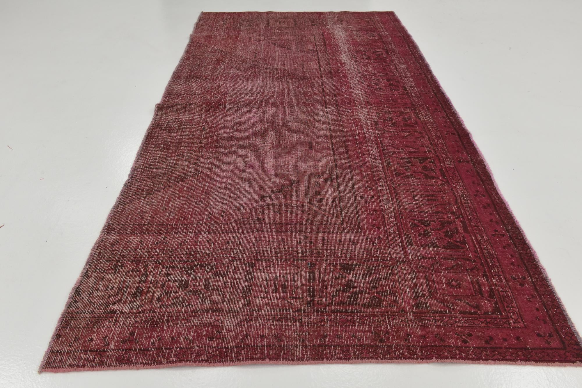 5' 3 x 10' 3 Hand Knotted Ultra Vintage Persian Wool Runner Rug